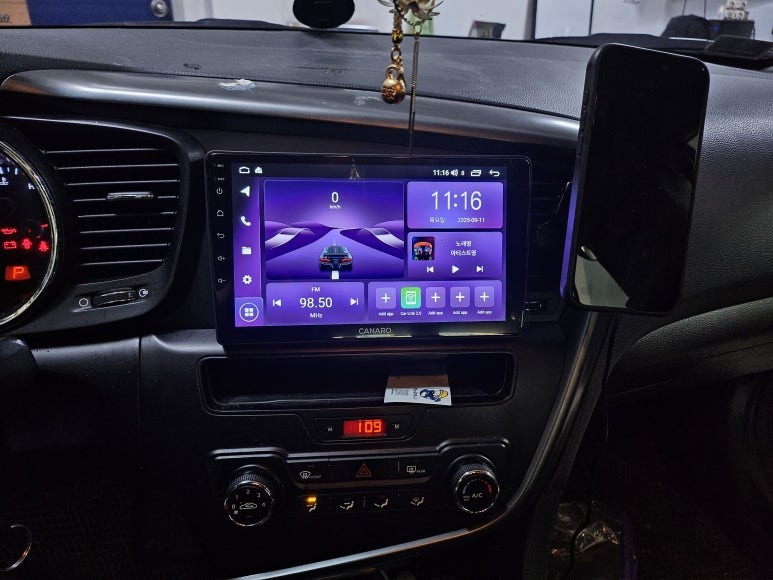 K5 안드로이드올인원 카나로A플러스 AHD후방카메라 천안 아산 평택 청주 세종 튜닝바이해리