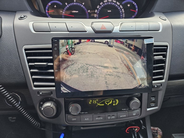 코란도투리스모 안드로이드올인원 전방감지센서 FD500 AHD후방카메라 천안 아산 평택 청주 세종 튜닝바이해리