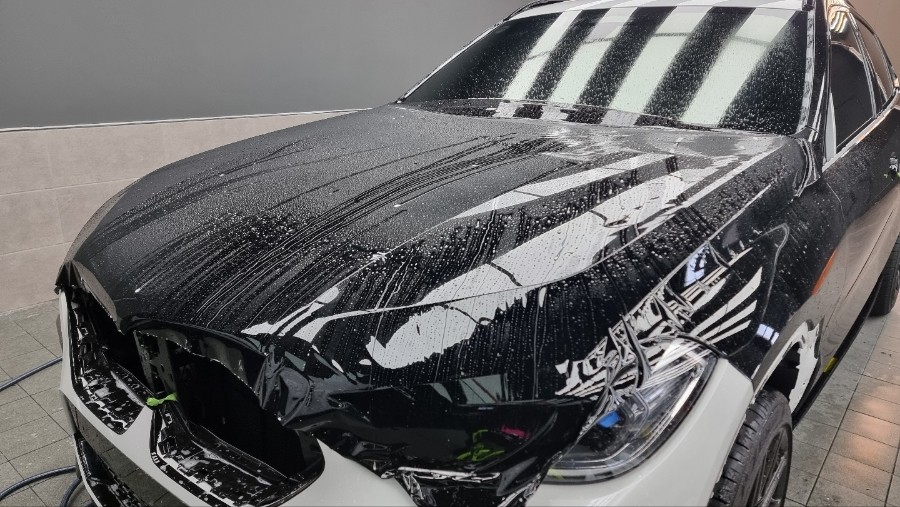 일산PPF BMW X6M 전체 블랙PPF시공후기