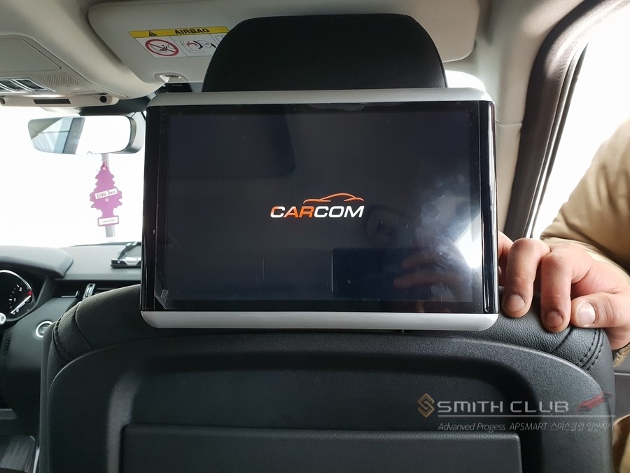 랜드로버 올뉴디스커버리 자상한아빠의기본 리어모니터와 30분만에 3.0세미레트로핏 장착!!