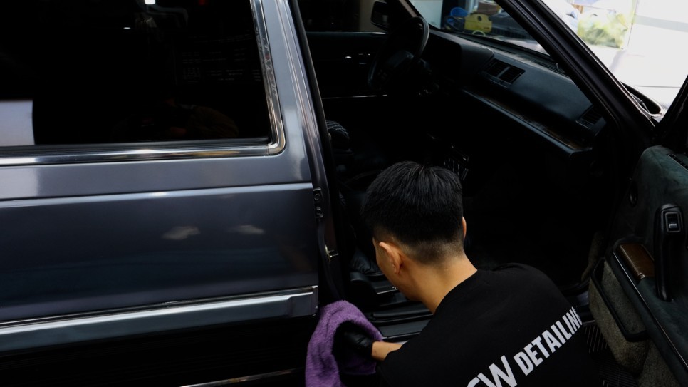 올드카 디테일링 30년된 각그랜져 창원CW디테일링에서 / 창원,마산,경남