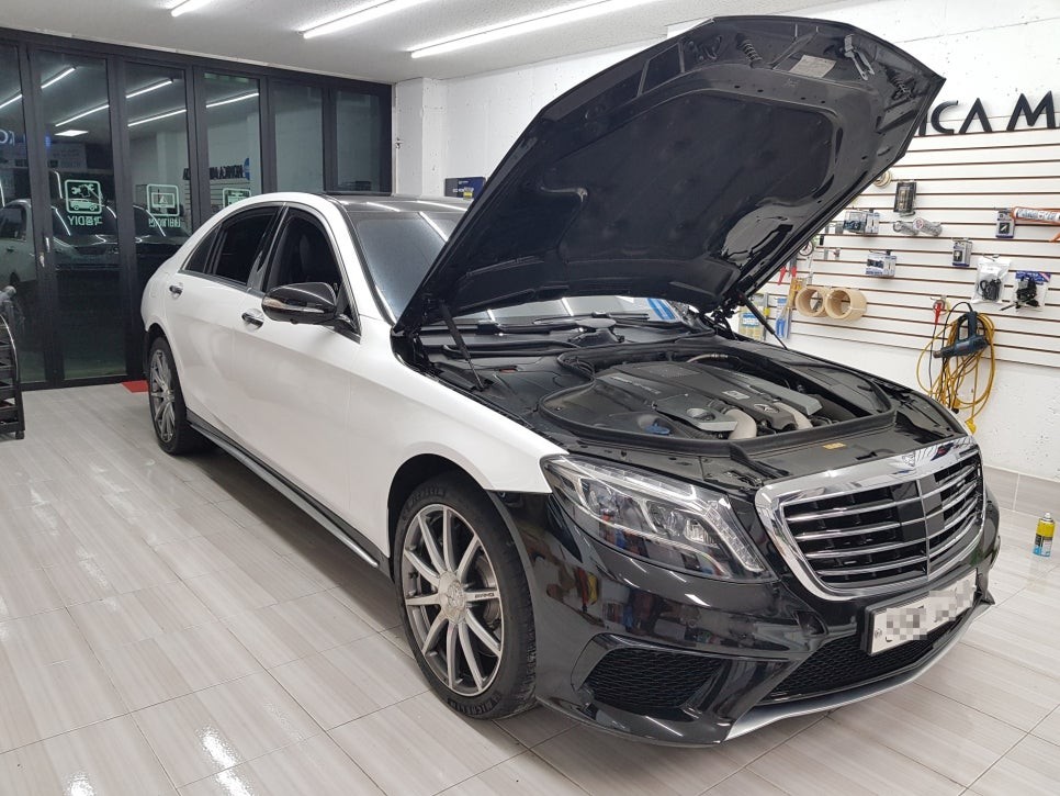 [공지] 벤츠 S63 AMG 랩핑 입니다. 광주랩핑 루카드레스 / 광주 북구 삼각동