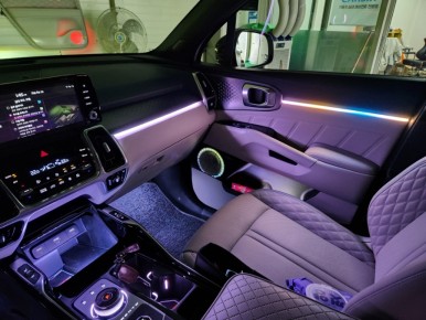 대전 엠비언트 맛집에서 정말 화려한 엠비언트 소개드립니다 !!! 대구 MQ4 쏘렌토 카식스 에이비클 V3 엠비언트 시공 / 대전,세종,청주