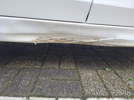 광명 외형복원 아반떼CN7 찌그러진 사이드실 판금도색으로 완벽복원 / 광명시 일직동