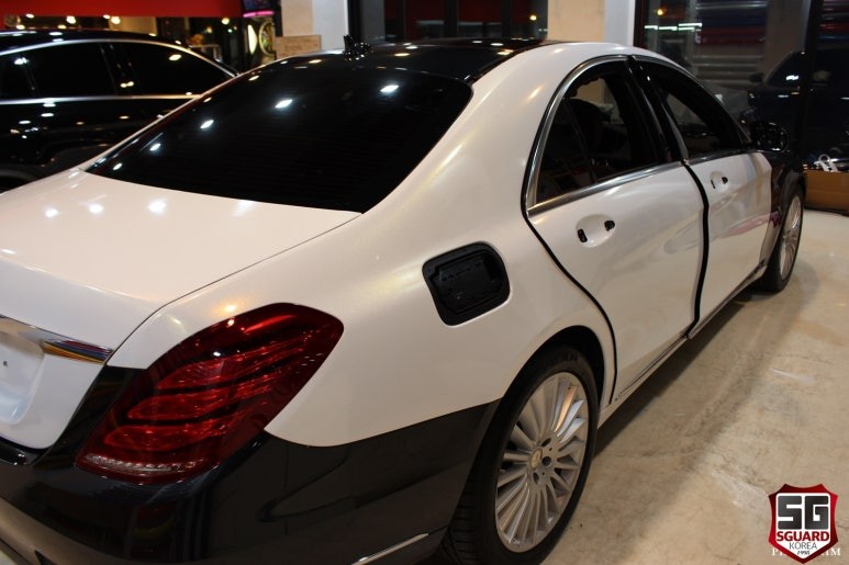 수원랩핑 S350d 전체랩핑 시공기 / 수원 영통구 원천동