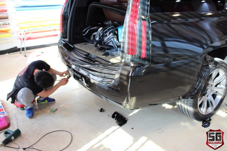 SUV랩핑 에스컬레이드 전체시공했어요 / 수원 영통구 원천동