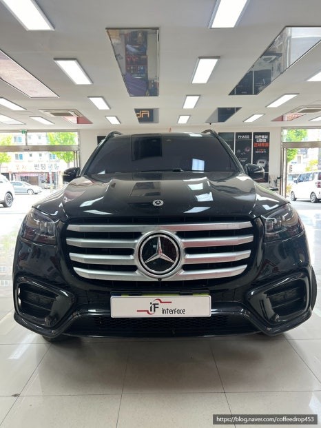 2024 벤츠 더 뉴 신형 GLS 페이스리프트 450d 가로에서 세로본능으로 그릴 교체하다 / 부산 남구