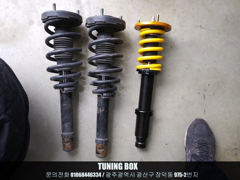 그랜저TG 아제라 J5 제로 일체형쇼바 장착[광주 튜닝박스] / 광산구 장덕동