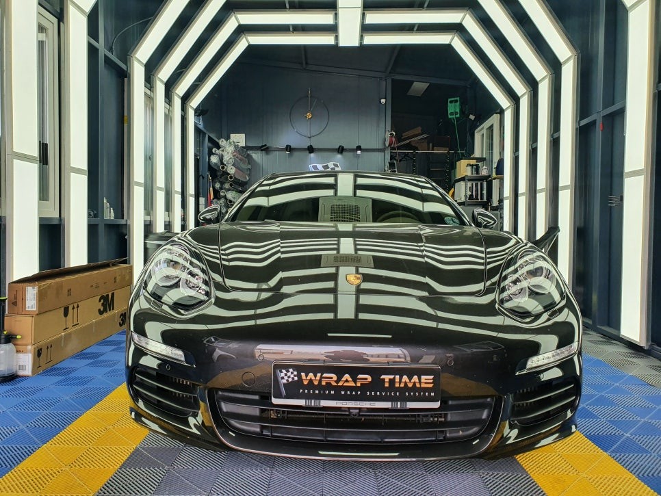 포르쉐 파나메라 전체랩핑 시공 / 부산 사상구