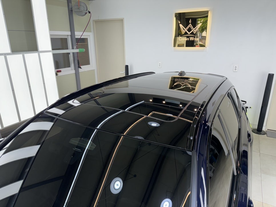 부산랩핑,PPF BMW320 투어링 루프블랙 PPF,실내,필러 / 부산 사상구