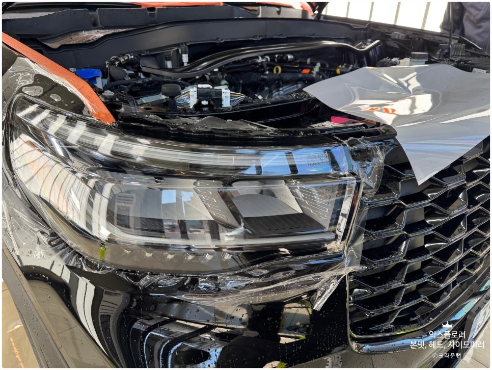 [부산 PPF] PPF 전문 크라운 랩 자동차 페이스 리프트 포드 익스플로러 본넷, 사이드미러, 헤드라이트 PPF로 보호 / 부산 사상구