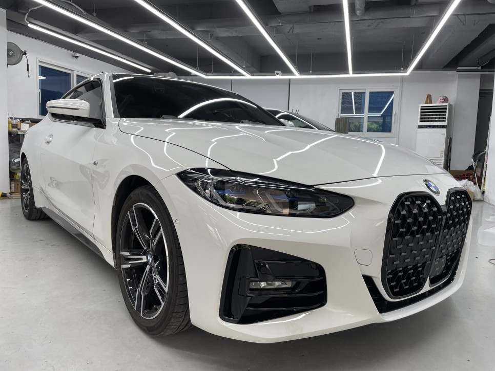 안성 BMW 420I 키드니그릴 포인트랩핑 시공 비비 오토 랩 / 화성,수원,오산