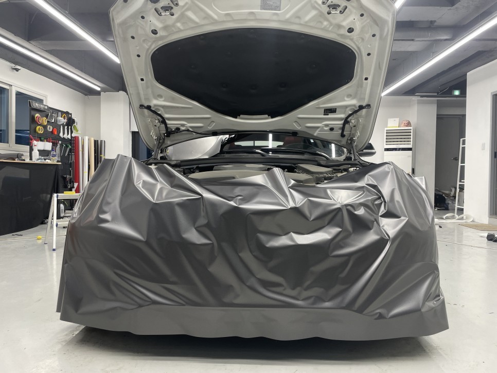 화성랩핑 BMW420D 사틴다크그레이전체랩핑 시공으로 캐릭터라인 극대화 / 화성,수원,오산