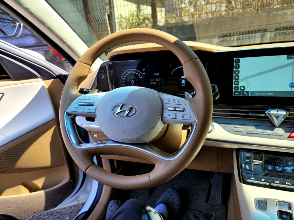 수전사카본 디컷핸들 / 현대 / 더 뉴 그랜저 / 용인 기흥구