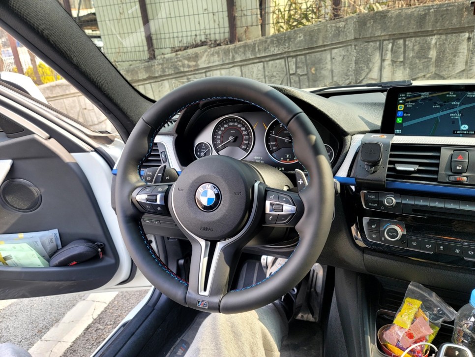 핸들가죽교체 / 두께보강 / BMW / M핸들 / 용인 기흥구