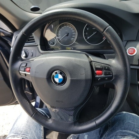 bmw 핸들가죽교체작업, 가죽핸들복원, 핸들튜닝, 핸들샵 / 용인 기흥구
