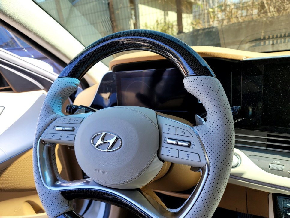 수전사카본 디컷핸들 / 현대 / 더 뉴 그랜저 / 용인 기흥구