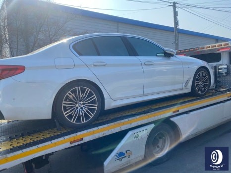 BMW G30 530i 664M 휠 상처 수리 후, 다이아몬드 커팅 복원 (feat. 손상된 타이어도 신품으로 교환 장착까지_!)