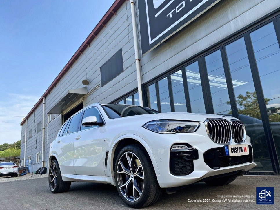 BMW G05 X5 40i 741M 다이아몬드 컷팅 휠수리 휠복원