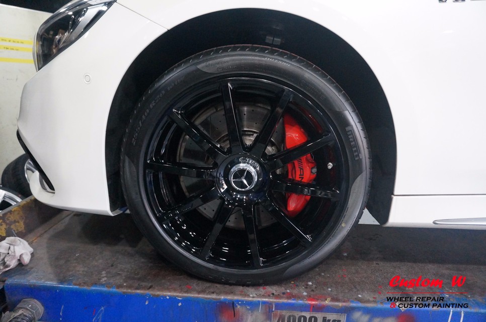 벤츠 S63 AMG 카브리올레 W217 블랙유광 휠도색 + 에어발란스, 이오나이져 레트로핏, 코딩. / 용인 처인구