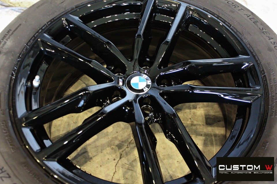 BMW G02 X4 19인치 662M 블랙유광 휠도색