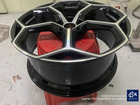 람보르기니 우라칸 에보 스파이더 다이아몬드 컷팅 휠 상처 수리 복원 / 용인 처인구