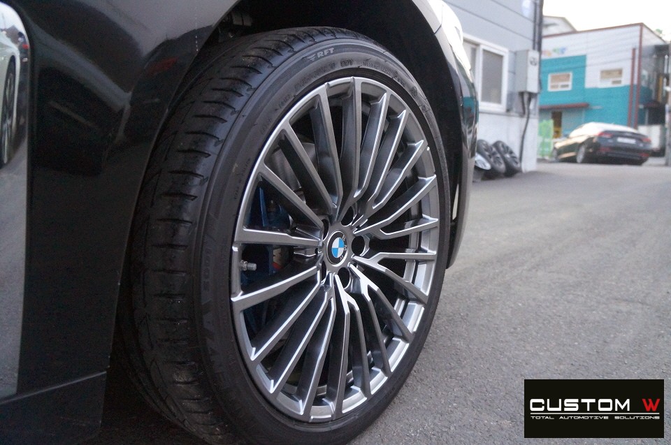 BMW 뉴 7시리즈 고스트 크롬 휠도색.