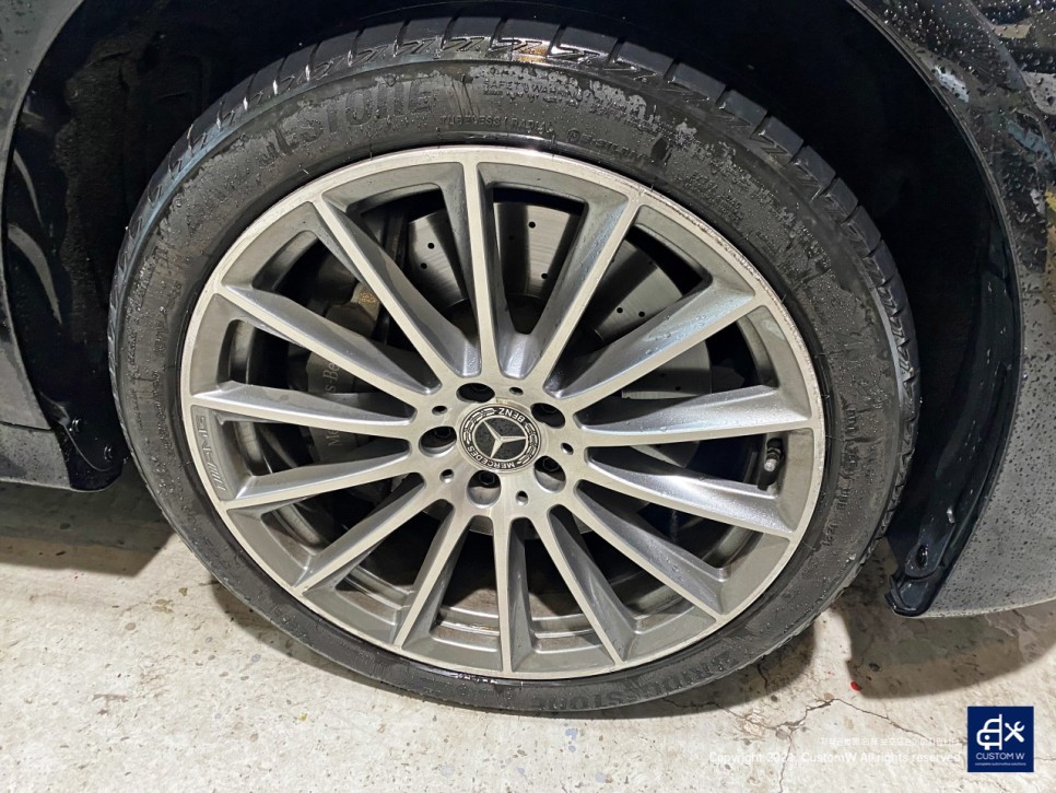 벤츠 S500 휠상처 다이아몬드 컷팅 휠복원