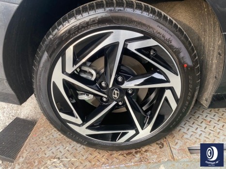 소나타 DN8 18인치 휠 상처 수리 후, 다이아몬드 커팅 휠복원 / 용인 처인구