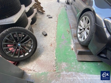 BMW G30 530e  건메탈 그레이 휠도색