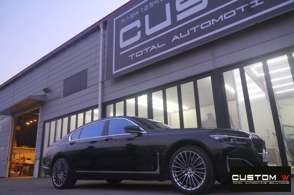 BMW 뉴 7시리즈 고스트 크롬 휠도색.