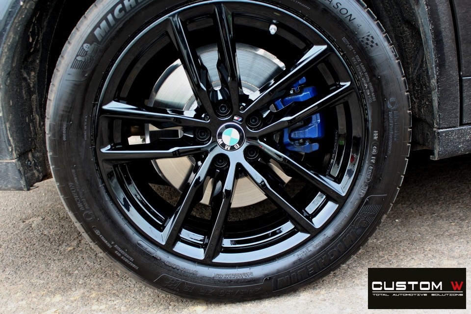 BMW G02 X4 19인치 662M 블랙유광 휠도색