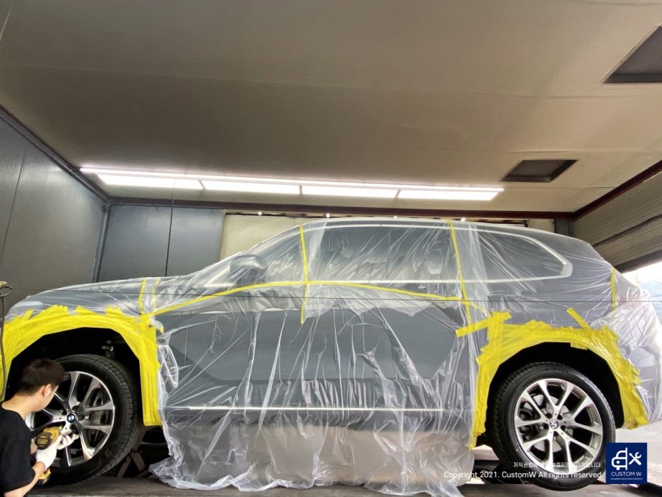 경기남부 / BMW X5 45e M 퍼포먼스 블루 캘리퍼 도색 / 용인 처인구 / 성남.용인.이천