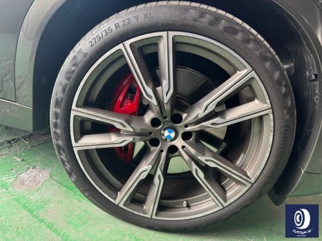 경기남부 / BMW X6 M50i 747M 22인치 휠 상처 수리 후, 블랙 유광 도색 / 용인 처인구 / 성남.용인.이천