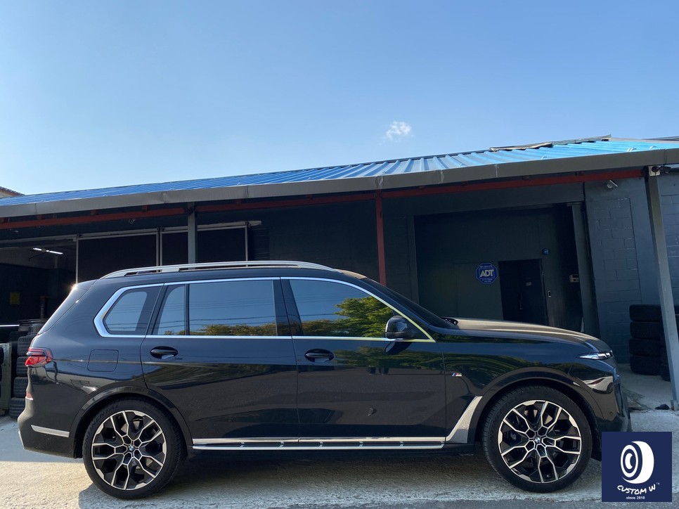 BMW X7 913M 22인치 휠 상처 수리 후, 다이아몬드 커팅 휠 복원