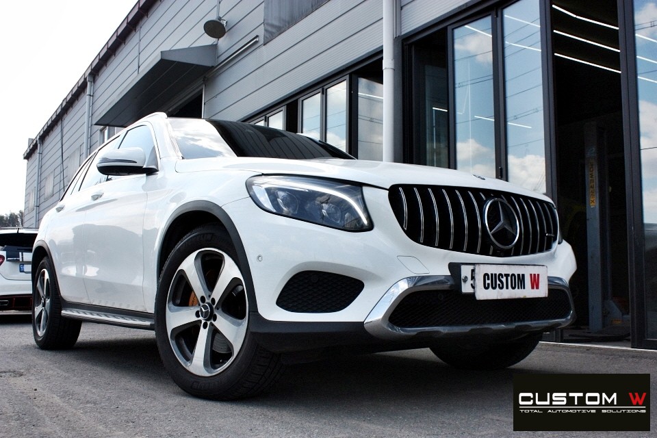 벤츠 GLC220d 카본 세라믹 골드 캘리퍼 도색