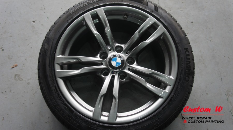 다른 곳에선 불가능 하다고 하셔서 찾아온 BMW 320D 투어링 차량의 441M 휠수리(복원) 작업. / 용인 처인구