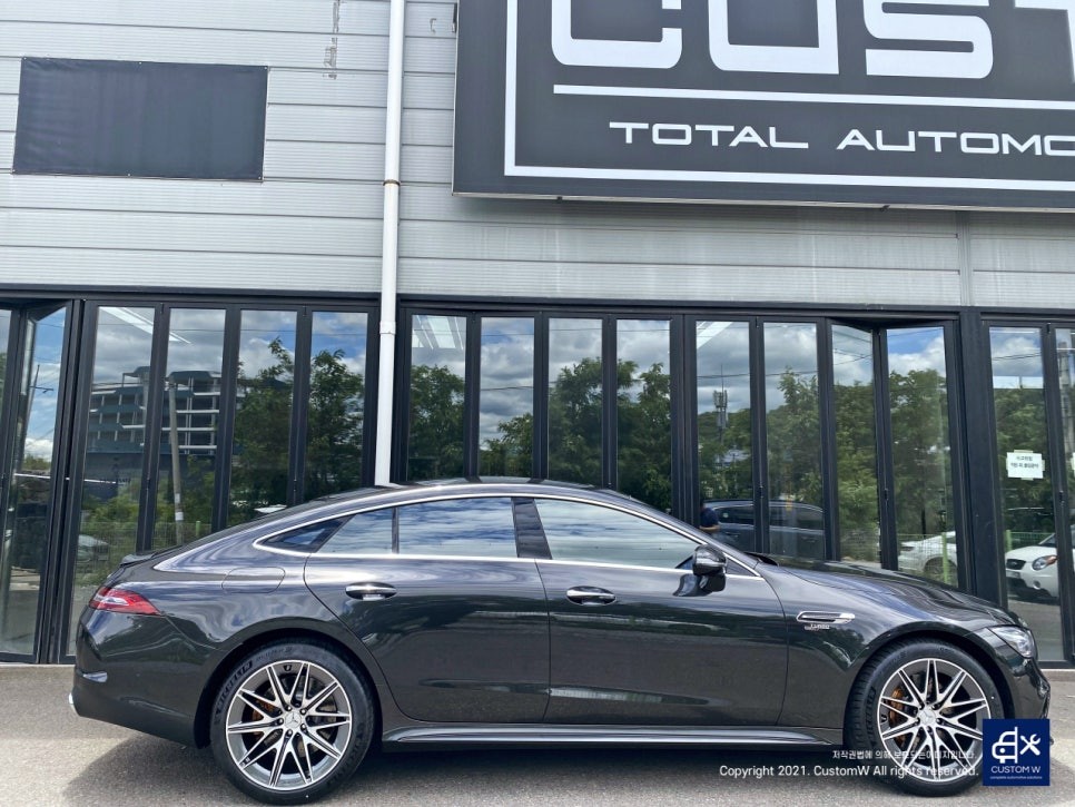 벤츠 GT43 AMG 카본 세라믹 골드 캘리퍼 도색