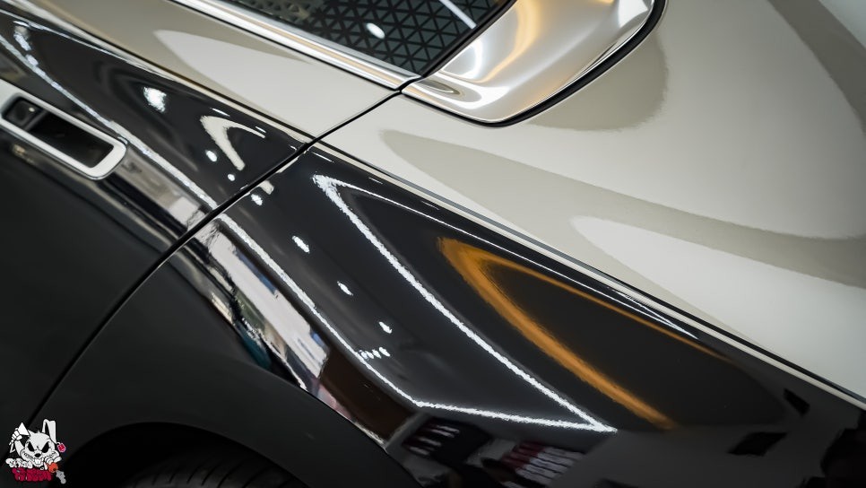BMW 7시리즈 i7 듀오톤, 투톤 랩핑 AX 고광택 필름 시공. 천안 토끼아빠. / 충남 천안