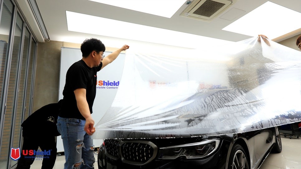 bmw m340i 전체ppf, 바이올렛 썬팅, 윈드가드 시공 - 천안 유쉴드 본사 / 충남 천안