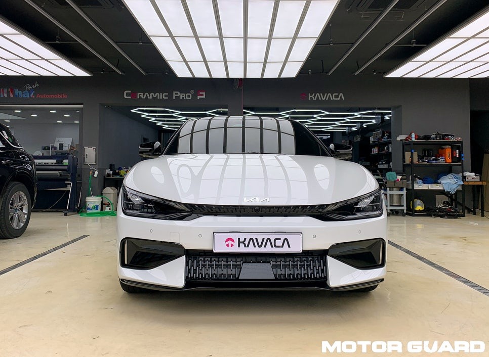 대전 EV6 GT/ 카바차 PPF 본넷 프론트리어휀더 도어4 하이그로시 튜닝 작업기 / 동구 가양동