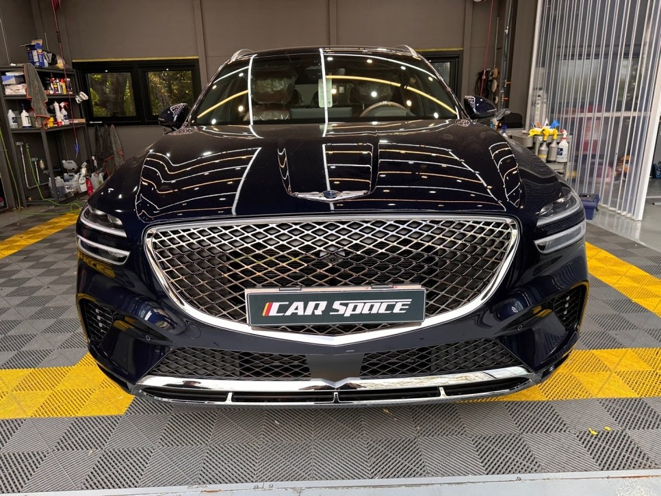 제너시스 GV70 요즘대세는 블랙에디션!!!화룡점정 버텍스900블랙으로 간지나게 / 시흥시 미산동