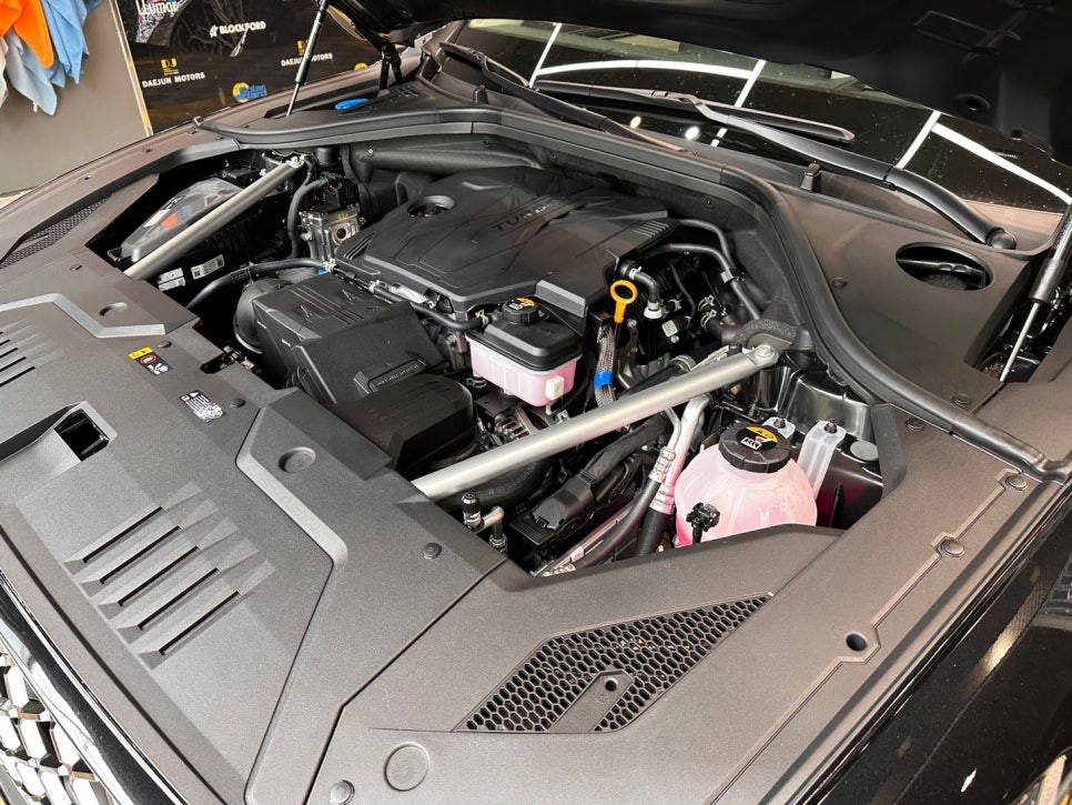 제너시스 GV70 요즘대세는 블랙에디션!!!화룡점정 버텍스900블랙으로 간지나게 / 시흥시 미산동