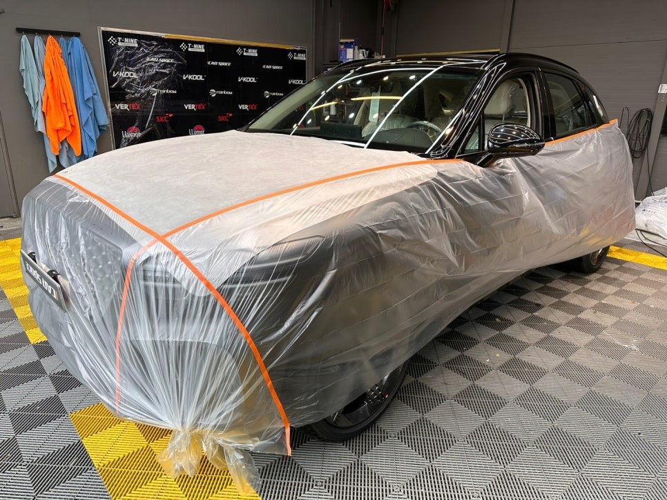 제너시스 GV70 요즘대세는 블랙에디션!!!화룡점정 버텍스900블랙으로 간지나게 / 시흥시 미산동