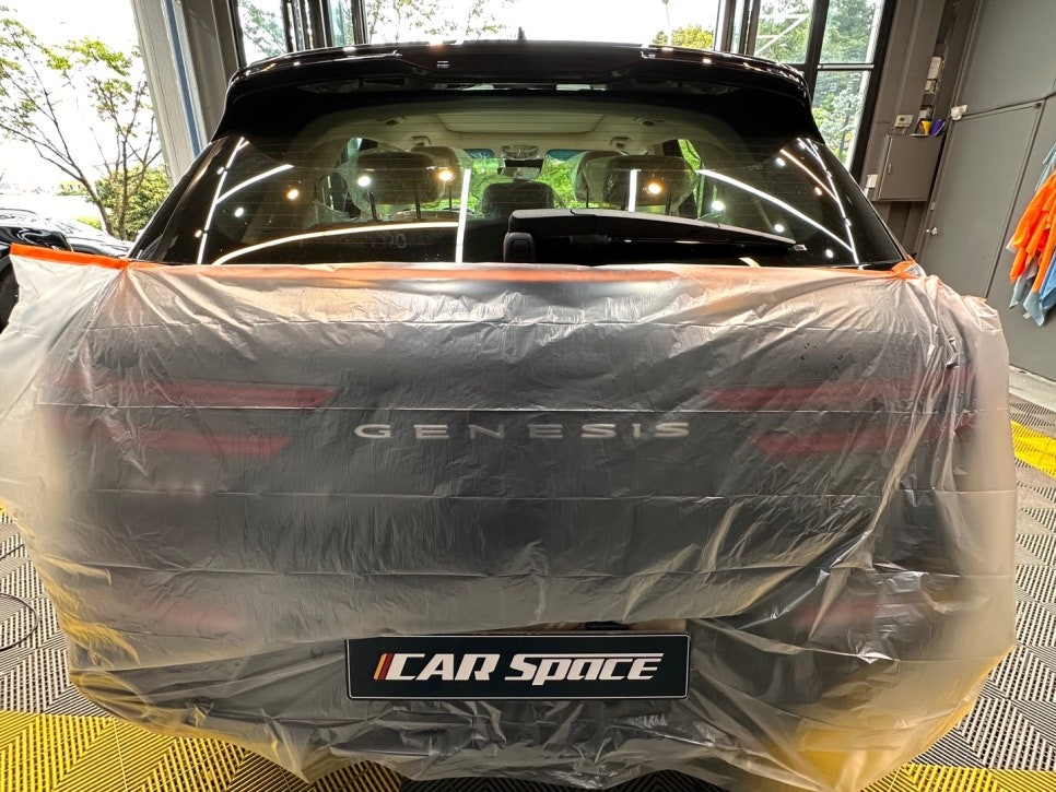 제너시스 GV70 요즘대세는 블랙에디션!!!화룡점정 버텍스900블랙으로 간지나게 / 시흥시 미산동