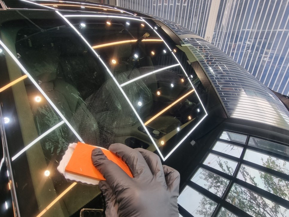 제너시스 GV70 요즘대세는 블랙에디션!!!화룡점정 버텍스900블랙으로 간지나게 / 시흥시 미산동