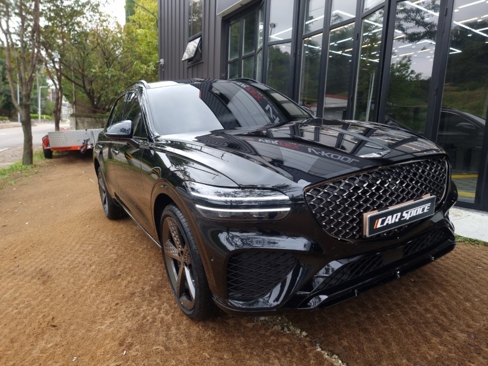 제너시스 GV70 요즘대세는 블랙에디션!!!화룡점정 버텍스900블랙으로 간지나게 / 시흥시 미산동