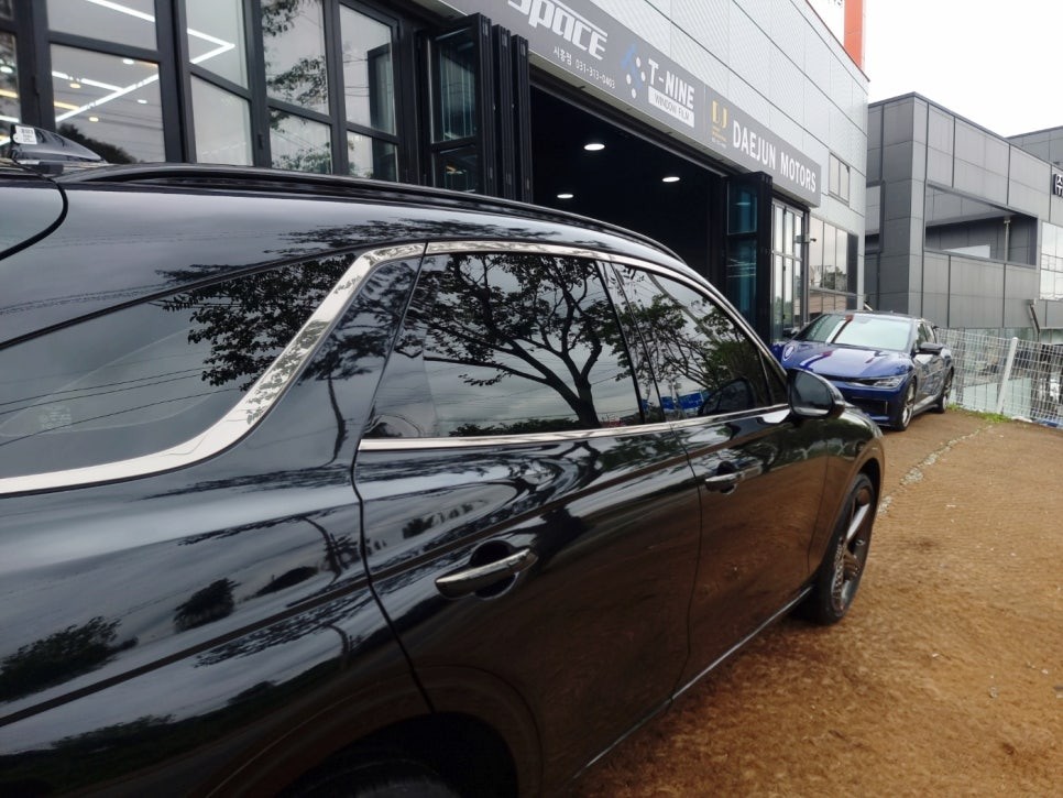 제너시스 GV70 요즘대세는 블랙에디션!!!화룡점정 버텍스900블랙으로 간지나게 / 시흥시 미산동