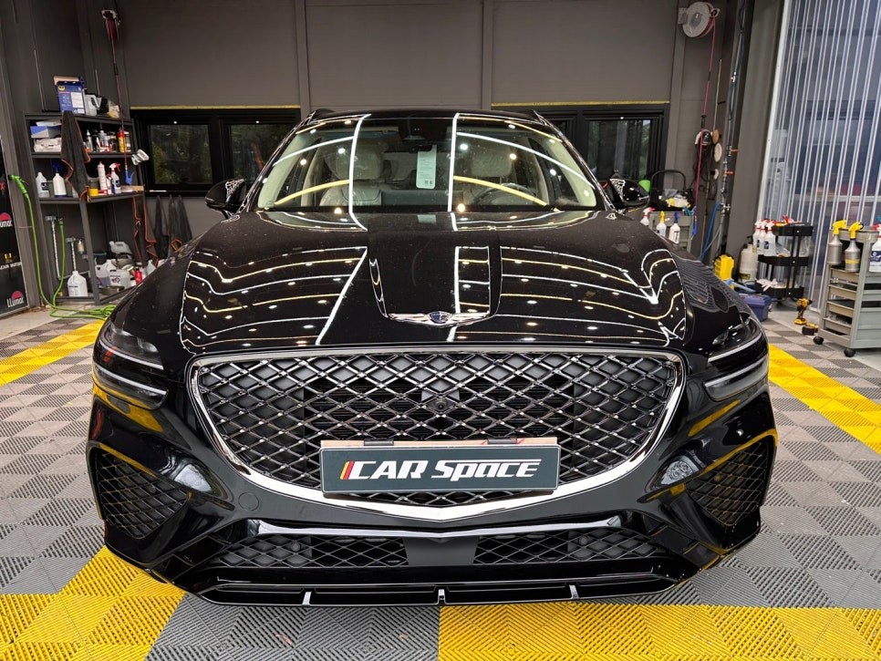 제너시스 GV70 요즘대세는 블랙에디션!!!화룡점정 버텍스900블랙으로 간지나게 / 시흥시 미산동