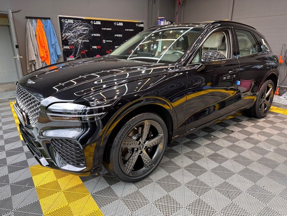 제너시스 GV70 요즘대세는 블랙에디션!!!화룡점정 버텍스900블랙으로 간지나게 / 시흥시 미산동